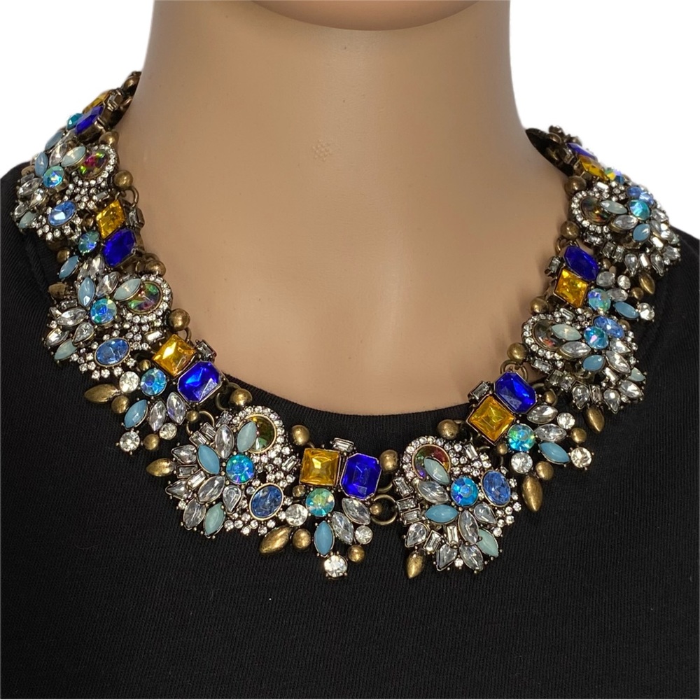 Multicolored Statement Chunky 80’s Vibe Necklace - image 1
